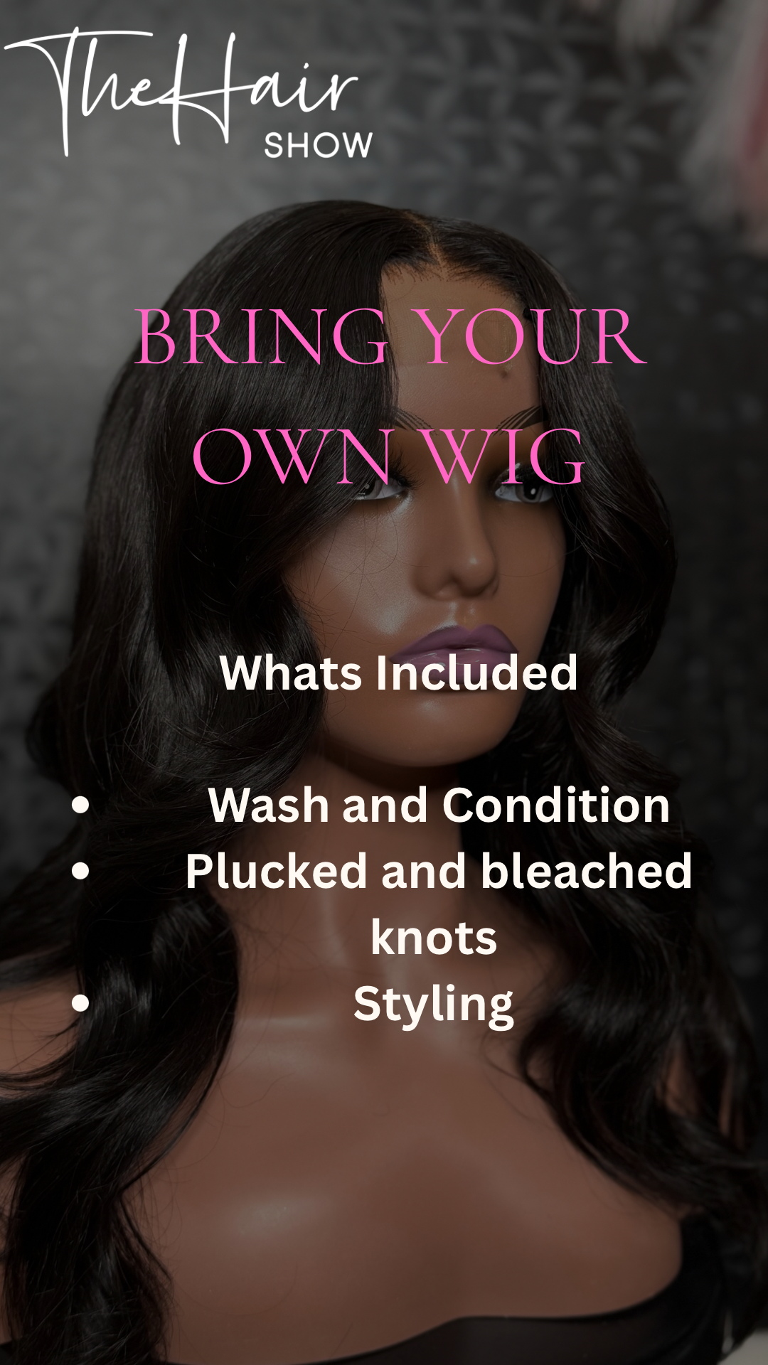 Bring your own wig( please read description before purchasing)